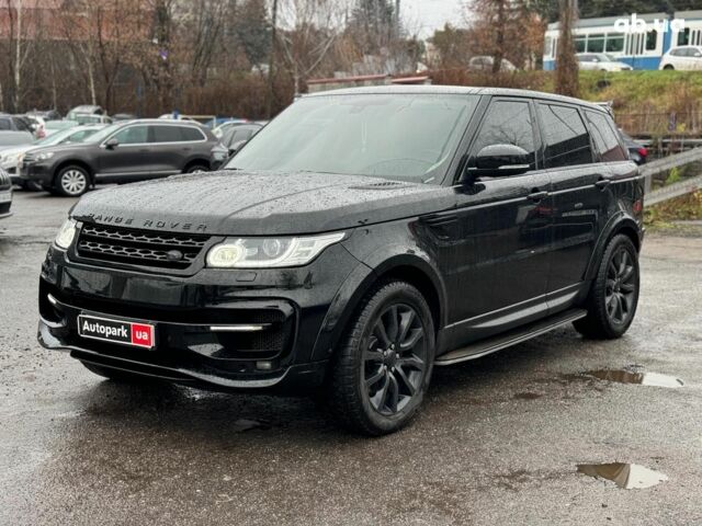 Черный Ленд Ровер Рендж Ровер Спорт, объемом двигателя 3 л и пробегом 222 тыс. км за 32990 $, фото 1 на Automoto.ua
