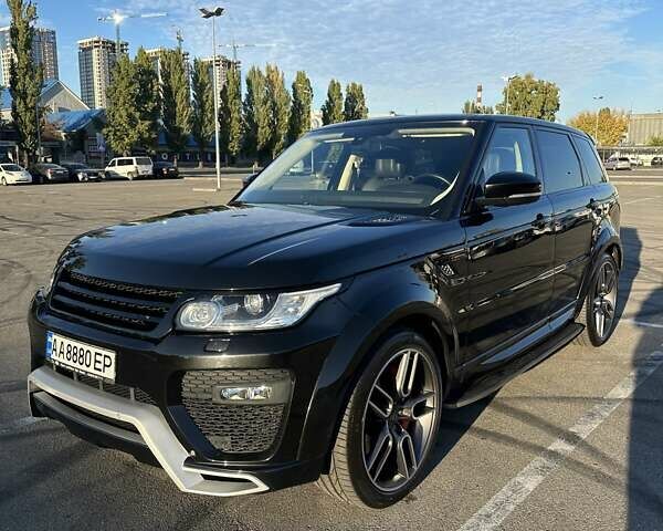 Чорний Ленд Ровер Range Rover Sport, об'ємом двигуна 5 л та пробігом 192 тис. км за 28500 $, фото 1 на Automoto.ua