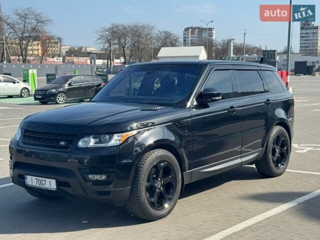 Черный Ленд Ровер Рендж Ровер Спорт, объемом двигателя 3 л и пробегом 83 тыс. км за 39500 $, фото 1 на Automoto.ua