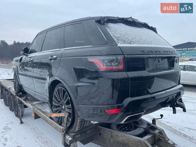 Чорний Ленд Ровер Range Rover Sport, об'ємом двигуна 3 л та пробігом 107 тис. км за 21700 $, фото 1 на Automoto.ua