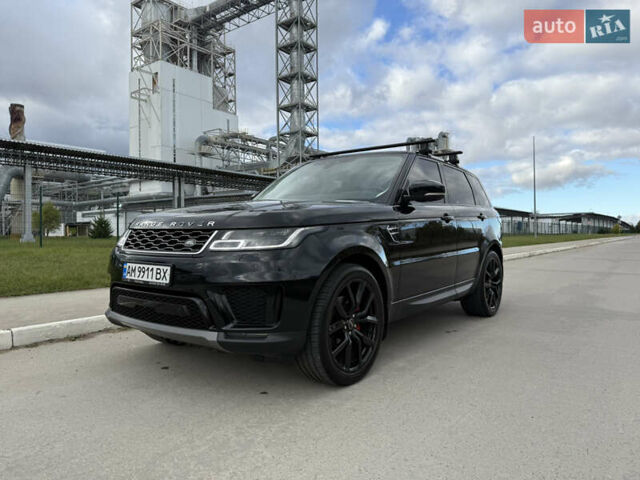 Ленд Ровер Рендж Ровер Спорт 2020 в Коростене на Automoto.ua Черный Ленд Ровер Рендж Ровер Спорт, объемом двигателя 2.99 л и пробегом 99 тыс. км за 60000 $, фото 1 на Automoto.ua