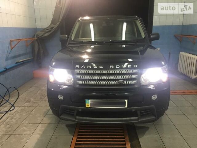 Чорний Ленд Ровер Range Rover Sport, об'ємом двигуна 4.2 л та пробігом 190 тис. км за 17800 $, фото 1 на Automoto.ua