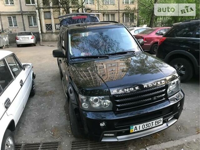 Чорний Ленд Ровер Range Rover Sport, об'ємом двигуна 4.2 л та пробігом 115 тис. км за 21000 $, фото 1 на Automoto.ua