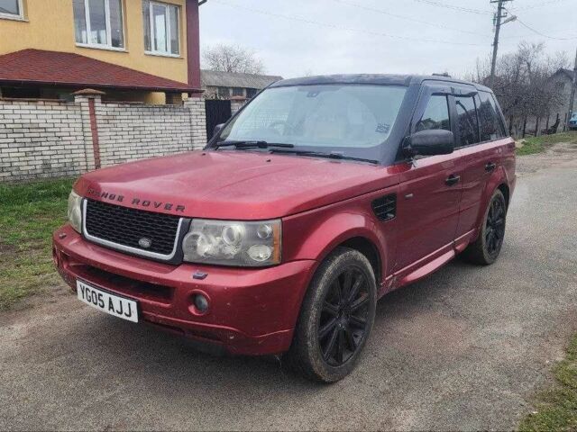Красный Ленд Ровер Рендж Ровер Спорт, объемом двигателя 2.7 л и пробегом 178 тыс. км за 4500 $, фото 1 на Automoto.ua