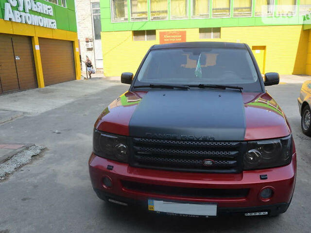 Червоний Ленд Ровер Range Rover Sport, об'ємом двигуна 4.2 л та пробігом 140 тис. км за 15200 $, фото 1 на Automoto.ua