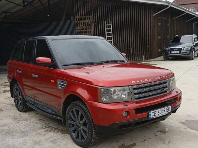 Червоний Ленд Ровер Range Rover Sport, об'ємом двигуна 4.2 л та пробігом 177 тис. км за 8711 $, фото 1 на Automoto.ua