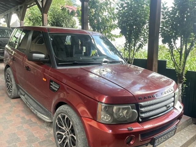 Червоний Ленд Ровер Range Rover Sport, об'ємом двигуна 4.2 л та пробігом 268 тис. км за 10250 $, фото 1 на Automoto.ua