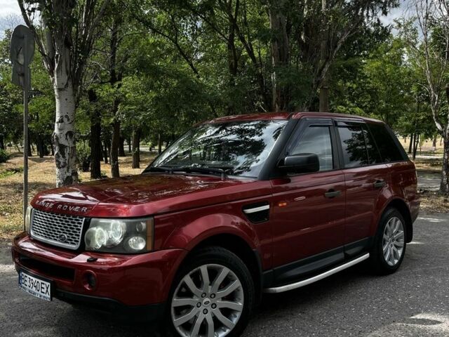 Червоний Ленд Ровер Range Rover Sport, об'ємом двигуна 4.2 л та пробігом 228 тис. км за 9165 $, фото 1 на Automoto.ua