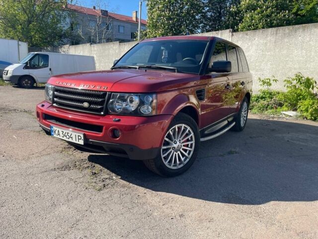 Червоний Ленд Ровер Range Rover Sport, об'ємом двигуна 4.2 л та пробігом 270 тис. км за 9100 $, фото 1 на Automoto.ua