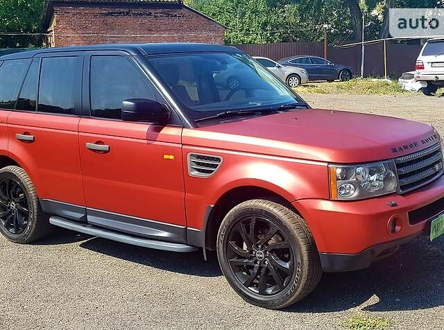 Червоний Ленд Ровер Range Rover Sport, об'ємом двигуна 2.7 л та пробігом 150 тис. км за 12500 $, фото 1 на Automoto.ua