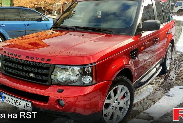 Червоний Ленд Ровер Range Rover Sport, об'ємом двигуна 4.2 л та пробігом 263 тис. км за 10000 $, фото 1 на Automoto.ua