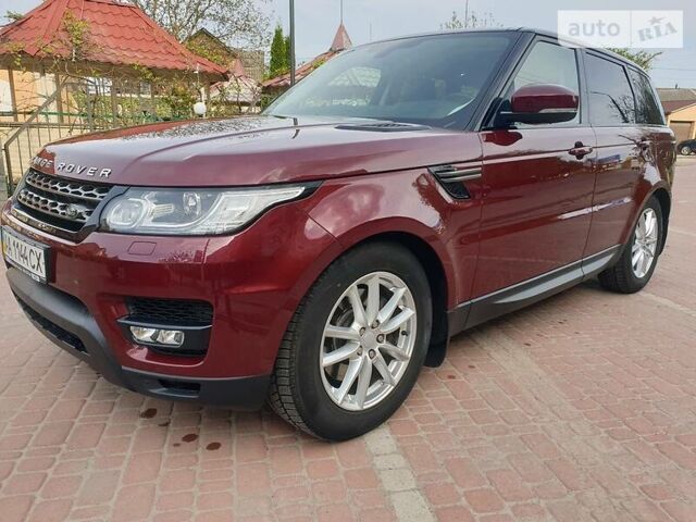 Червоний Ленд Ровер Range Rover Sport, об'ємом двигуна 3 л та пробігом 63 тис. км за 43500 $, фото 1 на Automoto.ua