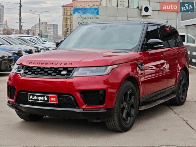 Червоний Ленд Ровер Range Rover Sport, об'ємом двигуна 3 л та пробігом 82 тис. км за 40390 $, фото 1 на Automoto.ua