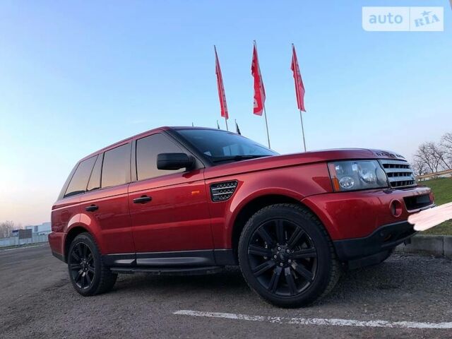 Червоний Ленд Ровер Range Rover Sport, об'ємом двигуна 4.2 л та пробігом 180 тис. км за 17200 $, фото 1 на Automoto.ua