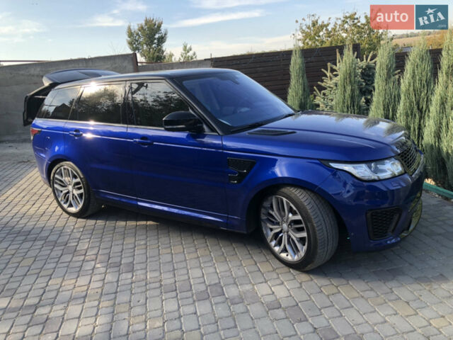 Синій Ленд Ровер Range Rover Sport, об'ємом двигуна 5 л та пробігом 147 тис. км за 37000 $, фото 1 на Automoto.ua