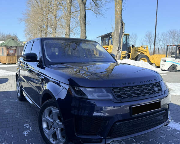 Синій Ленд Ровер Range Rover Sport, об'ємом двигуна 3 л та пробігом 205 тис. км за 33500 $, фото 1 на Automoto.ua