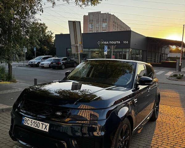 Синий Ленд Ровер Рендж Ровер Спорт, объемом двигателя 3 л и пробегом 79 тыс. км за 54500 $, фото 1 на Automoto.ua