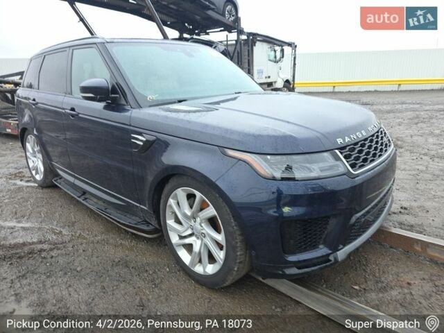 Синій Ленд Ровер Range Rover Sport, об'ємом двигуна 3 л та пробігом 155 тис. км за 25000 $, фото 1 на Automoto.ua