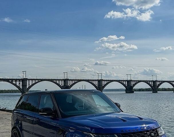 Синій Ленд Ровер Range Rover Sport, об'ємом двигуна 5 л та пробігом 64 тис. км за 75000 $, фото 1 на Automoto.ua