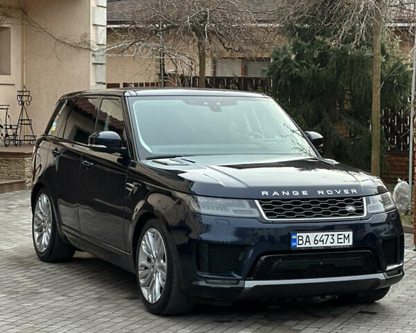 Синий Ленд Ровер Рендж Ровер Спорт, объемом двигателя 3 л и пробегом 170 тыс. км за 68000 $, фото 1 на Automoto.ua