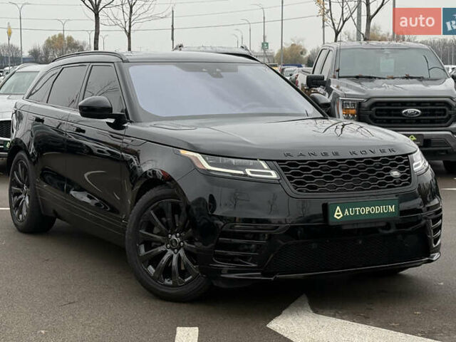 Черный Ленд Ровер Рендж Ровер Велар, объемом двигателя 3 л и пробегом 81 тыс. км за 45800 $, фото 1 на Automoto.ua
