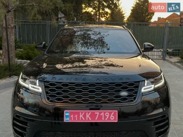 Черный Ленд Ровер Рендж Ровер Велар, объемом двигателя 2 л и пробегом 92 тыс. км за 36500 $, фото 1 на Automoto.ua
