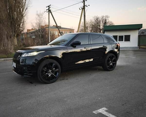 Черный Ленд Ровер Рендж Ровер Велар, объемом двигателя 2 л и пробегом 95 тыс. км за 64999 $, фото 1 на Automoto.ua