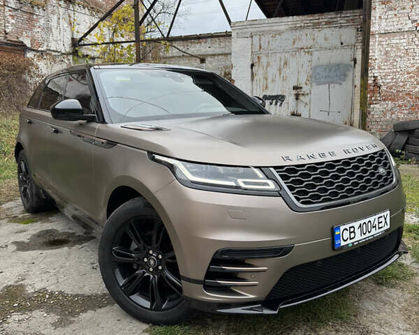 Коричневый Ленд Ровер Рендж Ровер Велар, объемом двигателя 2 л и пробегом 70 тыс. км за 40000 $, фото 1 на Automoto.ua