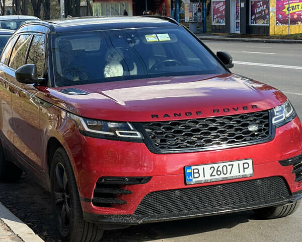 Красный Ленд Ровер Рендж Ровер Велар, объемом двигателя 2 л и пробегом 75 тыс. км за 22500 $, фото 1 на Automoto.ua