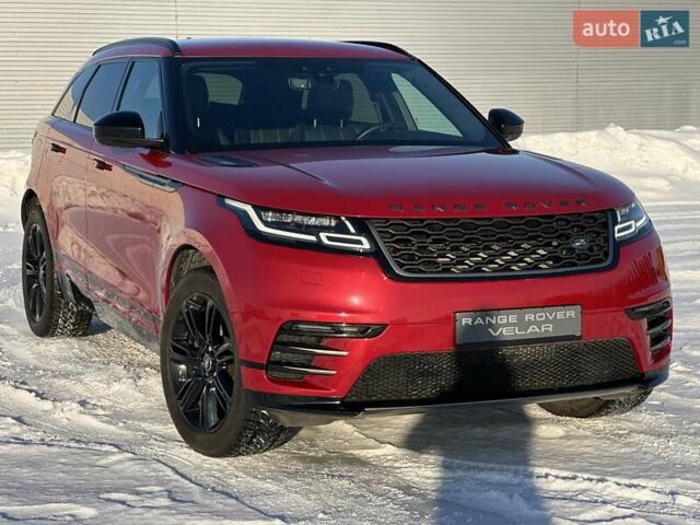 Червоний Ленд Ровер Рендж Ровер Велар, об'ємом двигуна 2 л та пробігом 97 тис. км за 35500 $, фото 1 на Automoto.ua