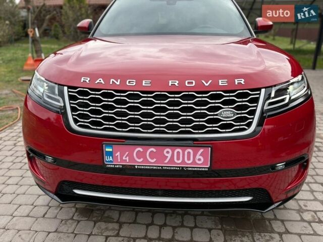 Красный Ленд Ровер Рендж Ровер Велар, объемом двигателя 2 л и пробегом 75 тыс. км за 33900 $, фото 1 на Automoto.ua