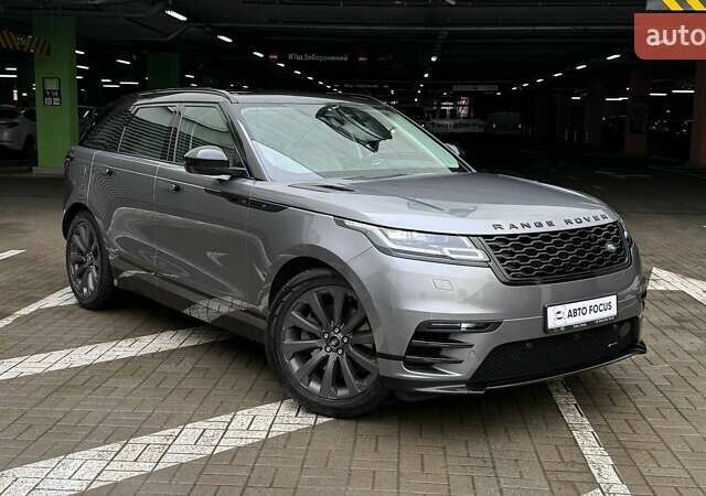 Серый Ленд Ровер Рендж Ровер Велар, объемом двигателя 2 л и пробегом 129 тыс. км за 53990 $, фото 1 на Automoto.ua