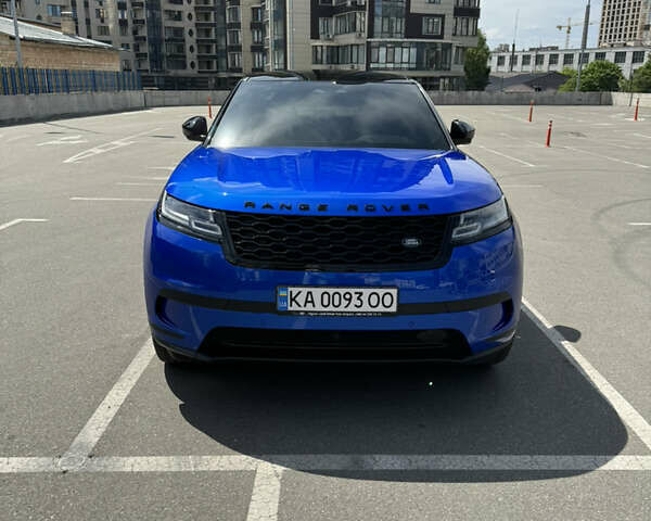 Синий Ленд Ровер Рендж Ровер Велар, объемом двигателя 2 л и пробегом 25 тыс. км за 63000 $, фото 1 на Automoto.ua