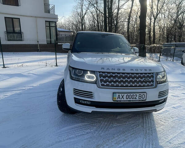 Белый Ленд Ровер Рендж Ровер, объемом двигателя 4.37 л и пробегом 91 тыс. км за 49000 $, фото 1 на Automoto.ua