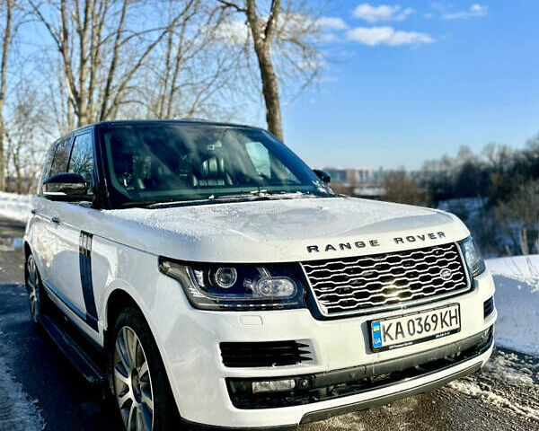 Белый Ленд Ровер Рендж Ровер, объемом двигателя 5 л и пробегом 190 тыс. км за 29000 $, фото 1 на Automoto.ua