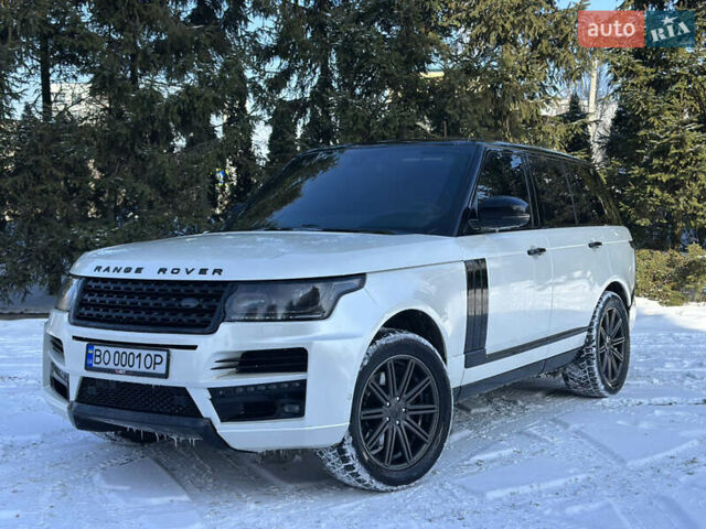 Белый Ленд Ровер Рендж Ровер, объемом двигателя 3 л и пробегом 201 тыс. км за 27900 $, фото 1 на Automoto.ua
