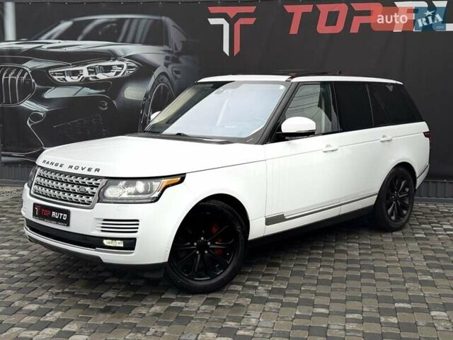 Белый Ленд Ровер Рендж Ровер, объемом двигателя 3 л и пробегом 173 тыс. км за 27900 $, фото 1 на Automoto.ua