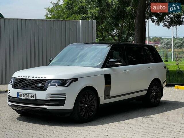 Белый Ленд Ровер Рендж Ровер, объемом двигателя 5 л и пробегом 39 тыс. км за 95000 $, фото 1 на Automoto.ua