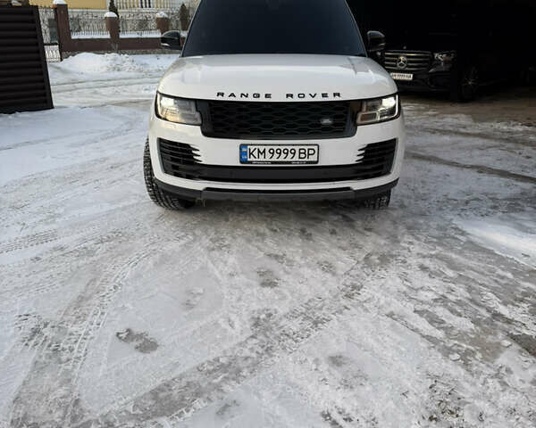 Белый Ленд Ровер Рендж Ровер, объемом двигателя 5 л и пробегом 90 тыс. км за 70000 $, фото 1 на Automoto.ua