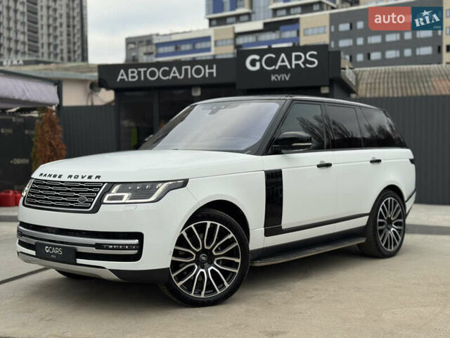 Белый Ленд Ровер Рендж Ровер, объемом двигателя 5 л и пробегом 155 тыс. км за 64999 $, фото 1 на Automoto.ua