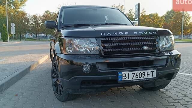 Черный Ленд Ровер Рендж Ровер, объемом двигателя 4.2 л и пробегом 180 тыс. км за 12500 $, фото 1 на Automoto.ua