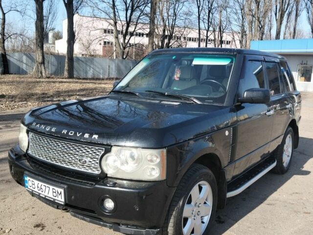 Черный Ленд Ровер Рендж Ровер, объемом двигателя 4.4 л и пробегом 265 тыс. км за 7200 $, фото 1 на Automoto.ua