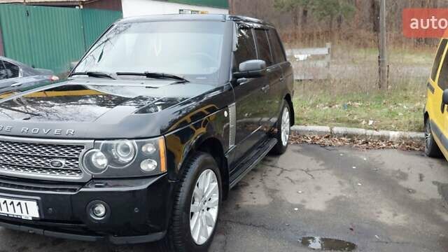 Черный Ленд Ровер Рендж Ровер, объемом двигателя 3.63 л и пробегом 320 тыс. км за 15000 $, фото 1 на Automoto.ua