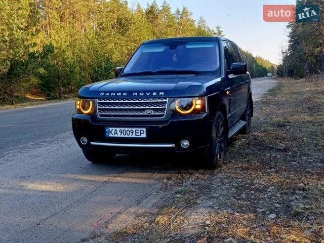 Черный Ленд Ровер Рендж Ровер, объемом двигателя 5 л и пробегом 225 тыс. км за 12000 $, фото 1 на Automoto.ua