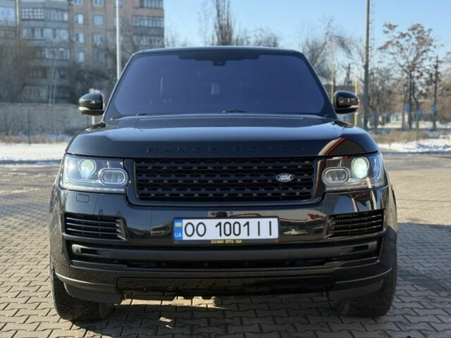 Черный Ленд Ровер Рендж Ровер, объемом двигателя 4.4 л и пробегом 200 тыс. км за 36000 $, фото 1 на Automoto.ua
