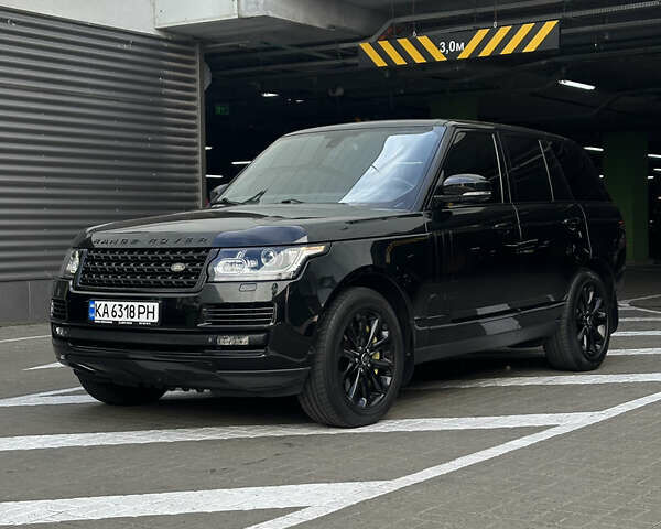 Черный Ленд Ровер Рендж Ровер, объемом двигателя 4.4 л и пробегом 218 тыс. км за 36000 $, фото 1 на Automoto.ua