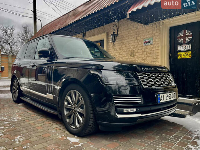 Чорний Ленд Ровер Рендж Ровер, об'ємом двигуна 5 л та пробігом 220 тис. км за 31200 $, фото 1 на Automoto.ua