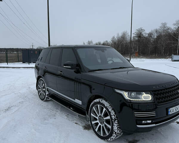 Чорний Ленд Ровер Рендж Ровер, об'ємом двигуна 5 л та пробігом 250 тис. км за 27500 $, фото 1 на Automoto.ua