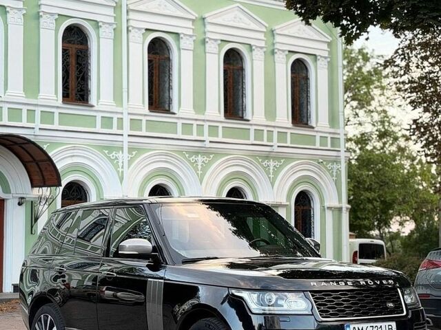 Чорний Ленд Ровер Рендж Ровер, об'ємом двигуна 5 л та пробігом 186 тис. км за 27650 $, фото 1 на Automoto.ua