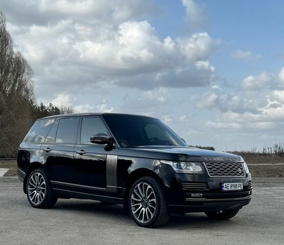 Чорний Ленд Ровер Рендж Ровер, об'ємом двигуна 4.37 л та пробігом 225 тис. км за 34500 $, фото 1 на Automoto.ua